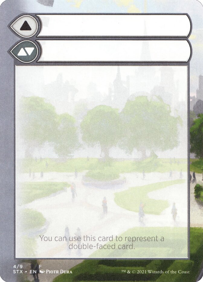 Double-Faced Substitute Card (Strixhaven: School of Mages Substitute Cards #4)