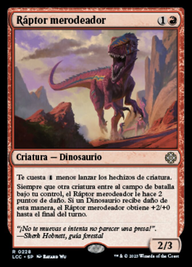 Marauding Raptor (The Lost Caverns of Ixalan Commander #228)