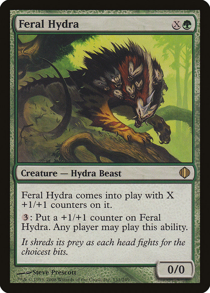 Feral Hydra (Shards of Alara #131)
