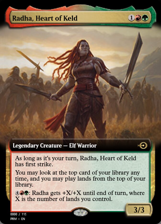 Radha, Heart of Keld (Magic Online Promos #82016)