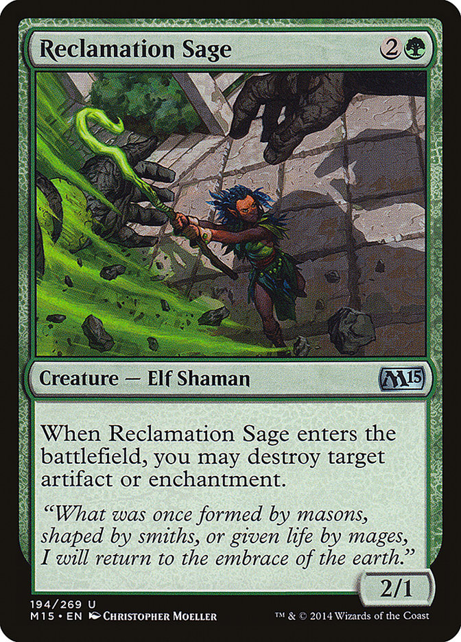Reclamation Sage (Magic 2015 #194)