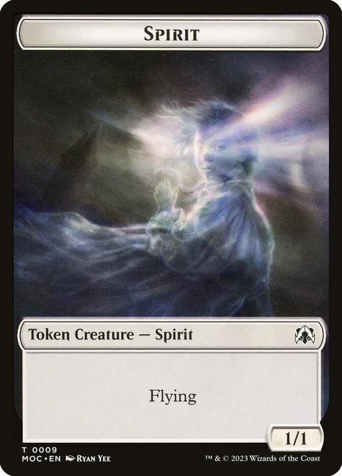 Spirit (March of the Machine Commander Tokens #9)