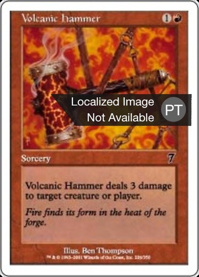 Volcanic Hammer (Seventh Edition #226)