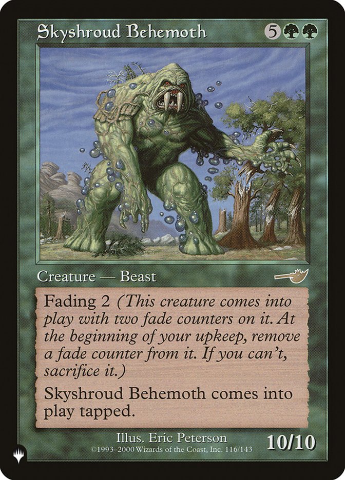 Skyshroud Behemoth (The List #NEM-116)
