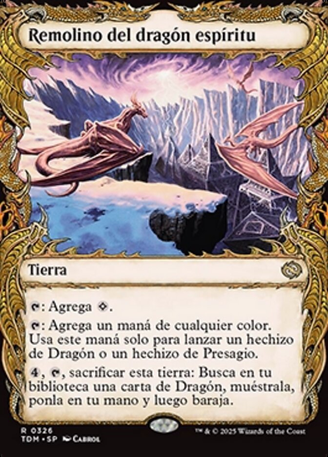 Remolino del dragón espíritu