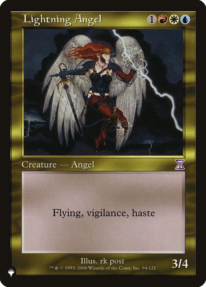 Lightning Angel (The List #TSB-94)