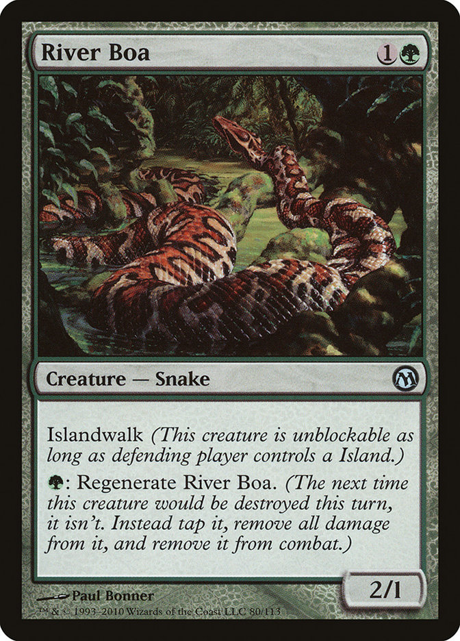 River Boa (Duels of the Planeswalkers #80)