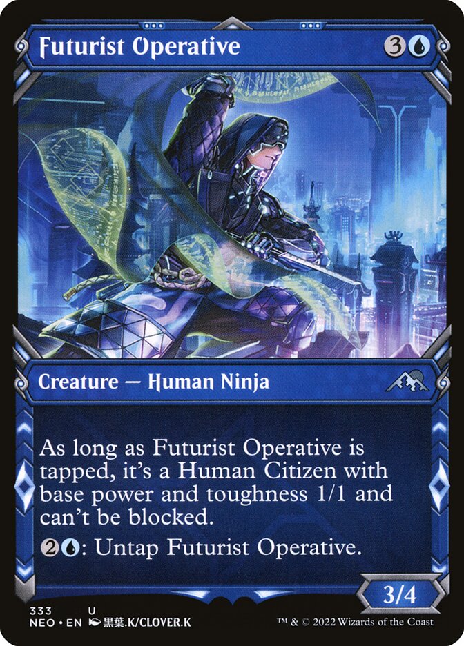 Futurist Operative (Kamigawa: Neon Dynasty #333)