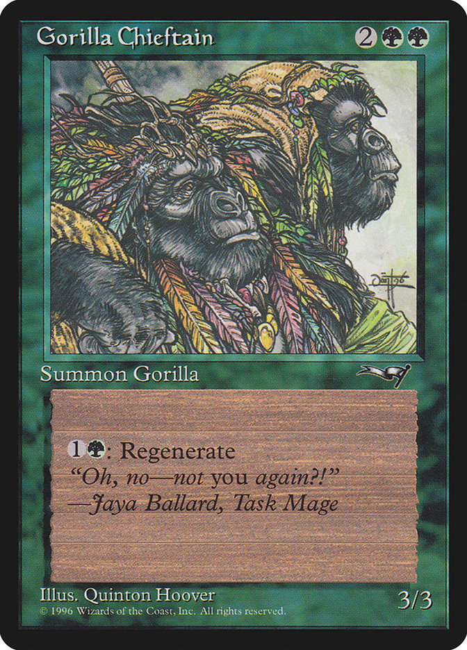 Gorilla Chieftain (Alliances #94a)