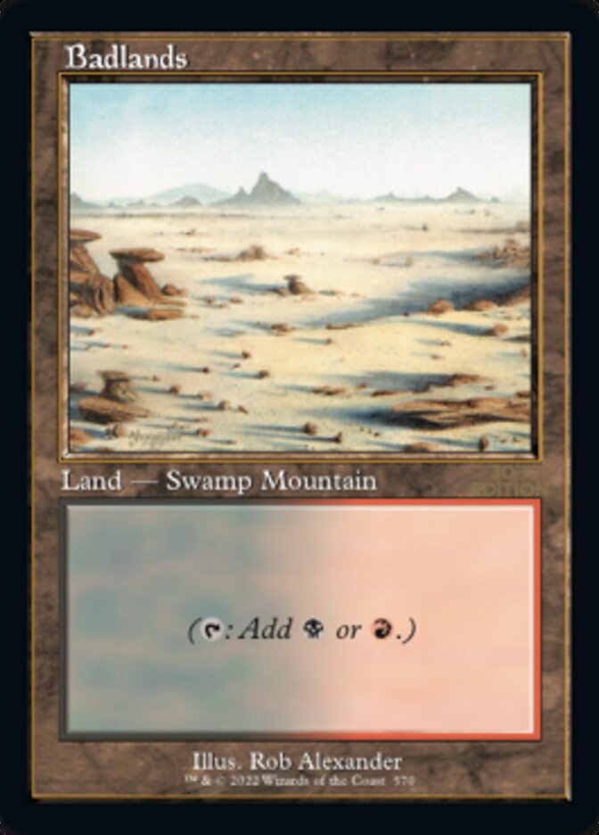 Badlands · 30th Anniversary Edition (30A) #570 · Scryfall MTG Search