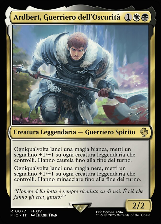 Ardbert, Guerriero dell'Oscurità