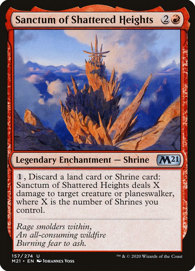 Sanctum of Shattered Heights · Core Set 2021 (M21) #157 · Scryfall