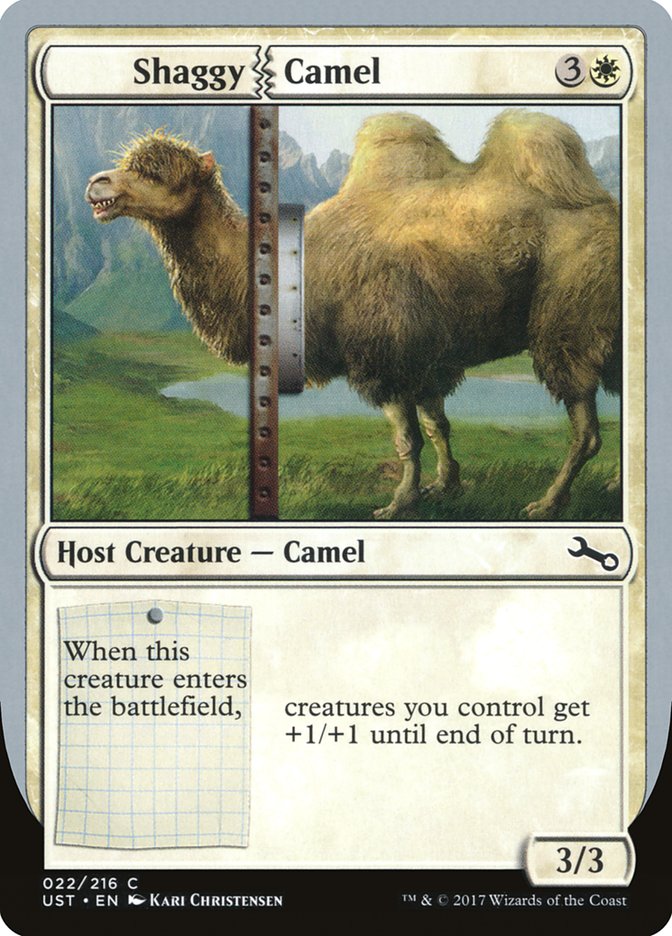 Shaggy Camel · Unstable (UST) #22 · Scryfall Magic The Gathering