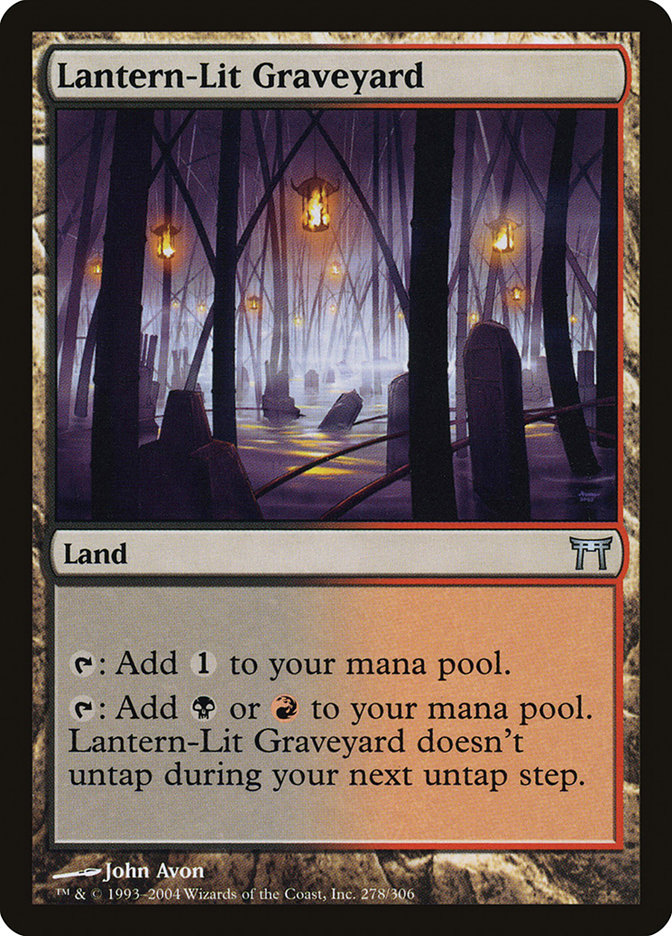 Lantern-Lit Graveyard (Champions of Kamigawa #278)