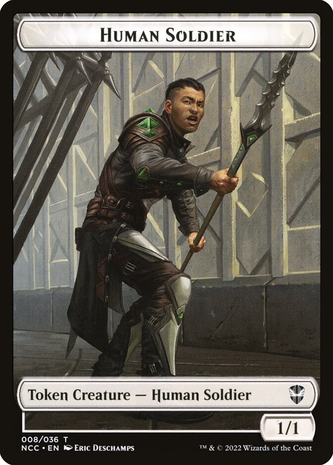 Human Soldier (New Capenna Commander Tokens #8)
