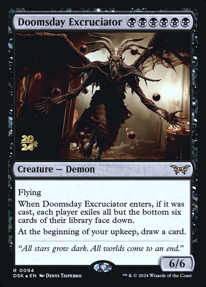 Doomsday Excruciator (Duskmourn: House of Horror Promos #94s)