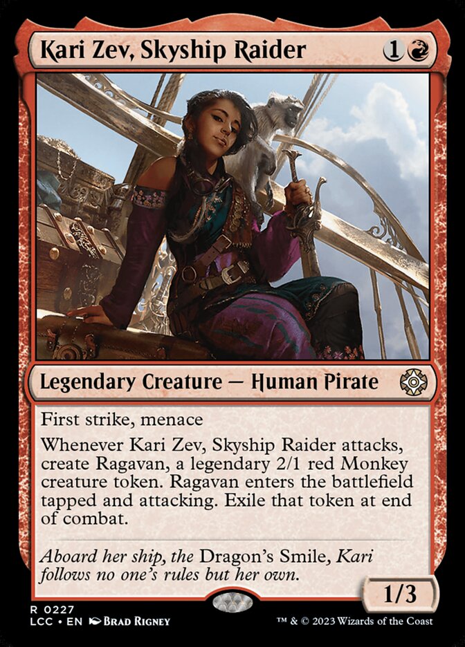 Kari Zev, Skyship Raider (The Lost Caverns of Ixalan Commander #227)