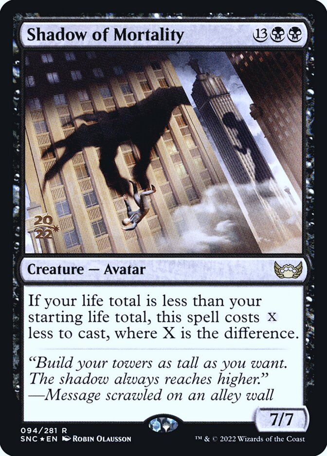 Shadow of Mortality (Streets of New Capenna Promos #94s)