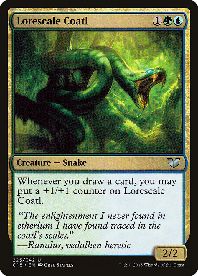 Lorescale Coatl (Commander 2015 #225)