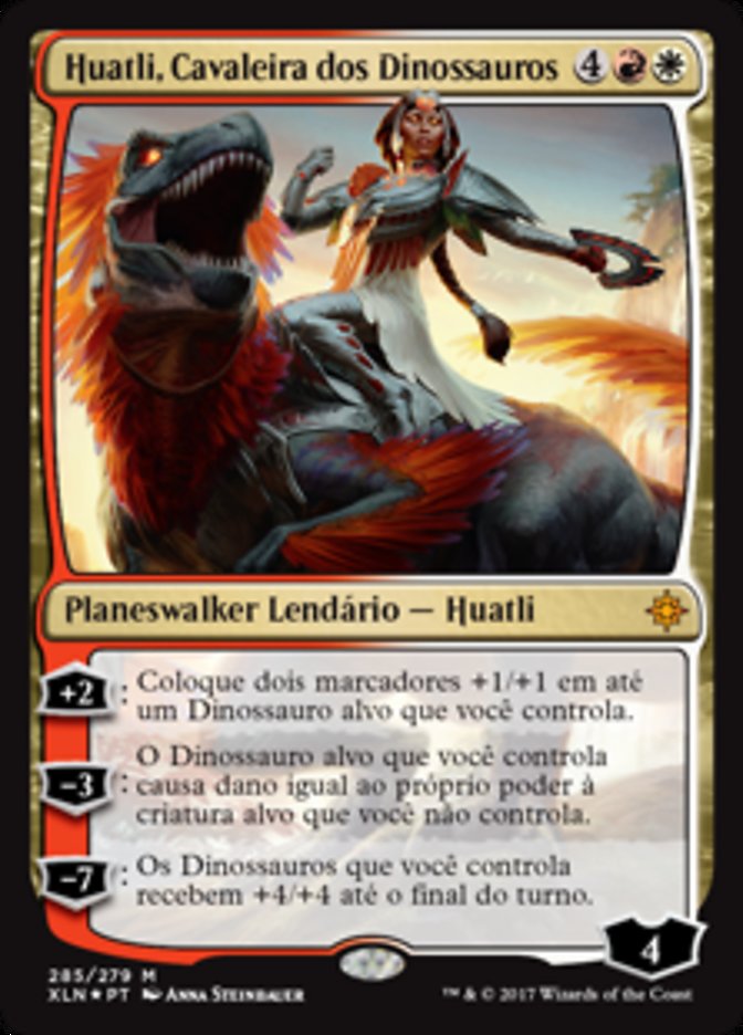 Huatli, Dinosaur Knight (Ixalan #285)