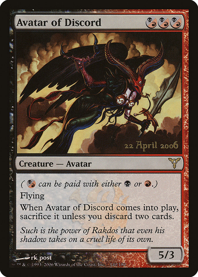 Avatar of Discord (Dissension Promos #140★)