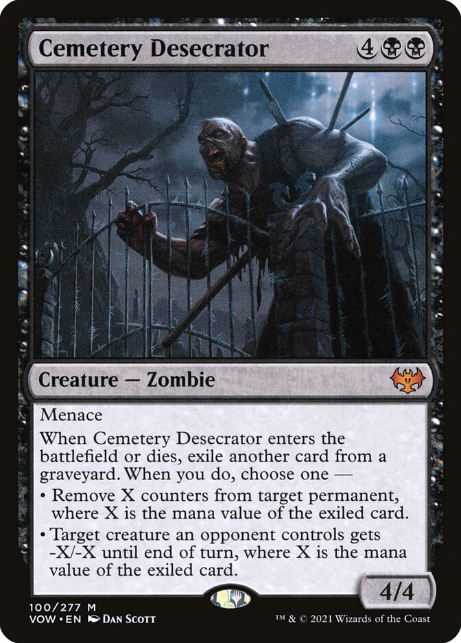 Cemetery Desecrator (Innistrad: Crimson Vow #100)