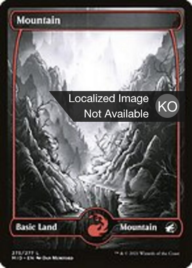 Mountain (Innistrad: Midnight Hunt #275)