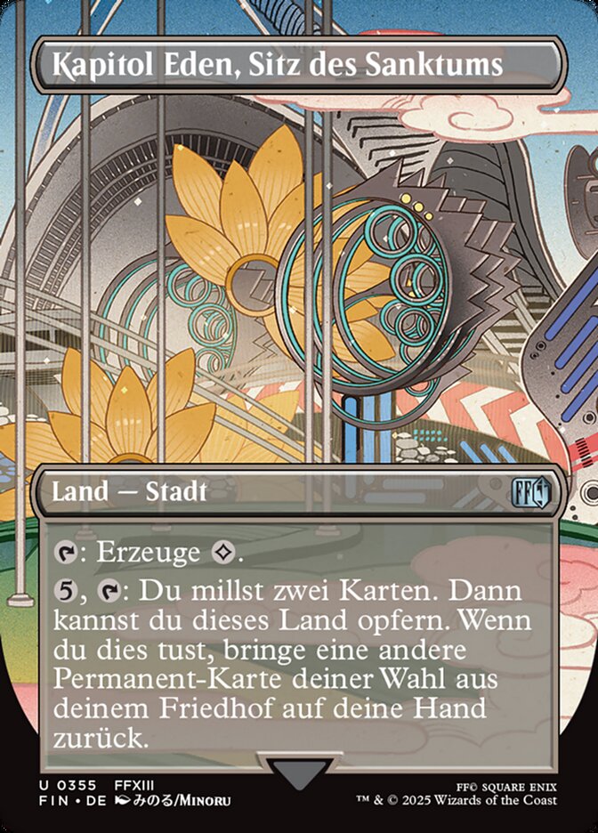 Kapitol Eden, Sitz des Sanktums