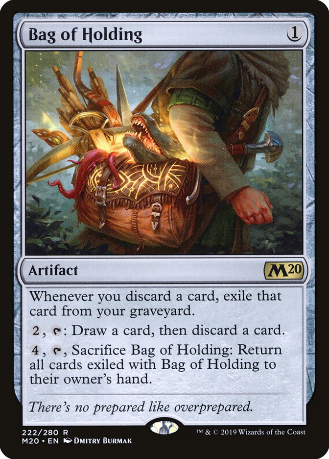 Bag of Holding · Core Set 2020 (M20) #222 · Scryfall Magic The