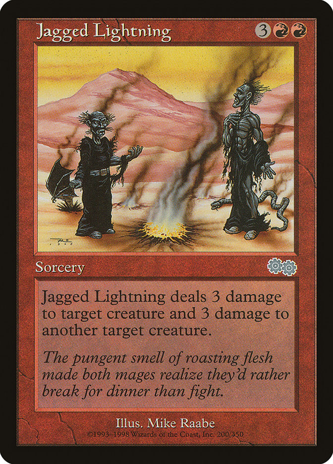 Jagged Lightning (Urza's Saga #200)