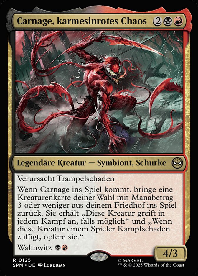 Carnage, karmesinrotes Chaos