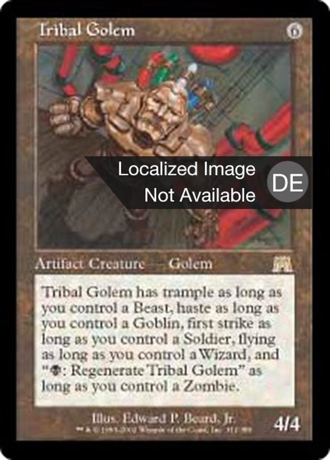 Tribal Golem (Onslaught #311)