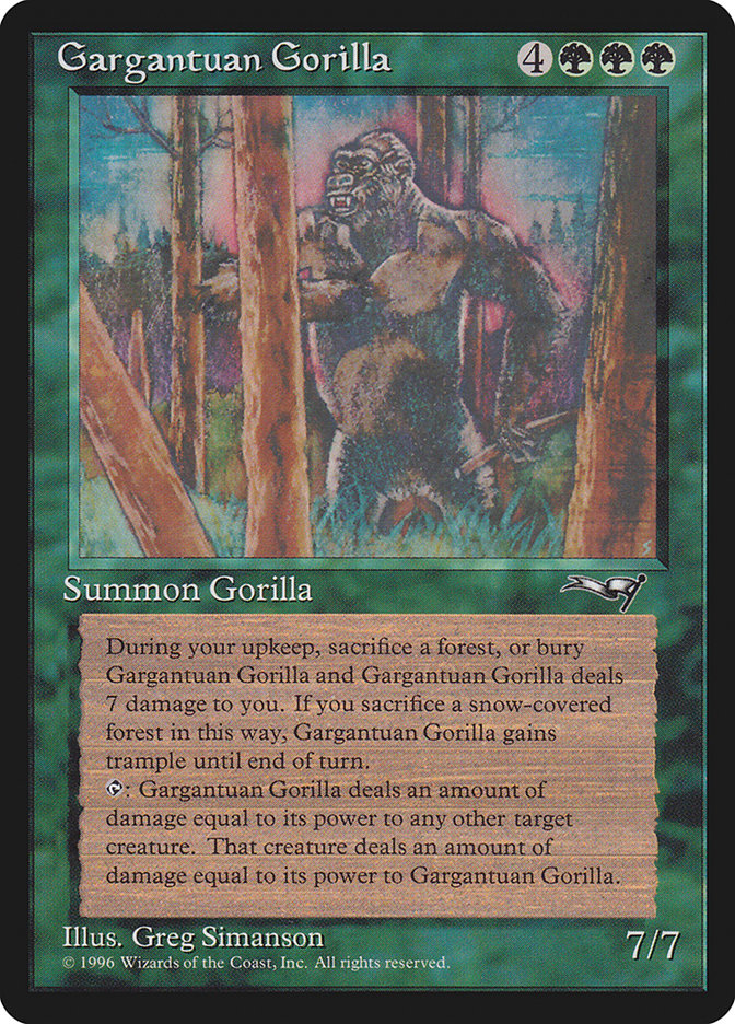 Gargantuan Gorilla (Alliances #91)
