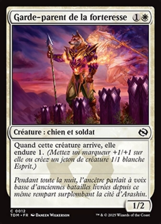 Garde-parent de la forteresse