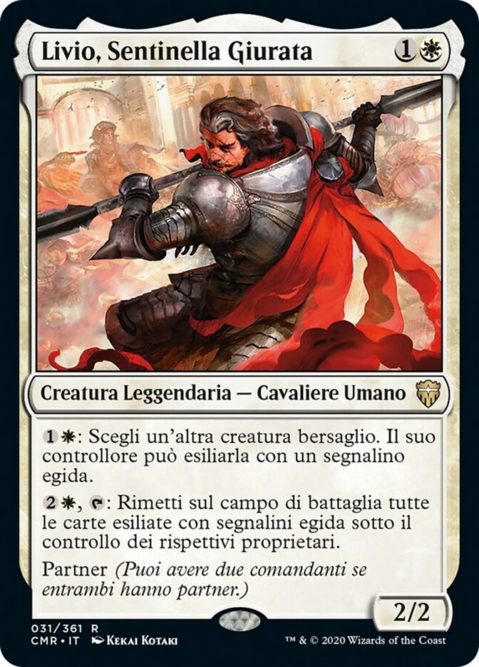 Livio, Oathsworn Sentinel (Commander Legends #31)