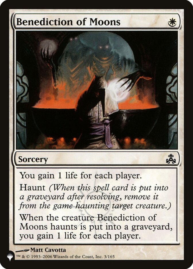 Benediction of Moons (The List #GPT-3)
