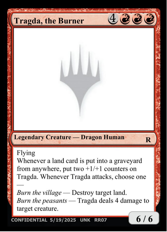 Tragda, the Burner MTG card