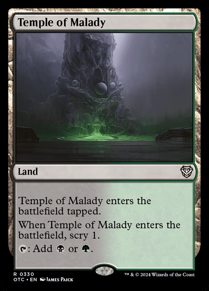Temple of Malady (Outlaws of Thunder Junction Commander #330)