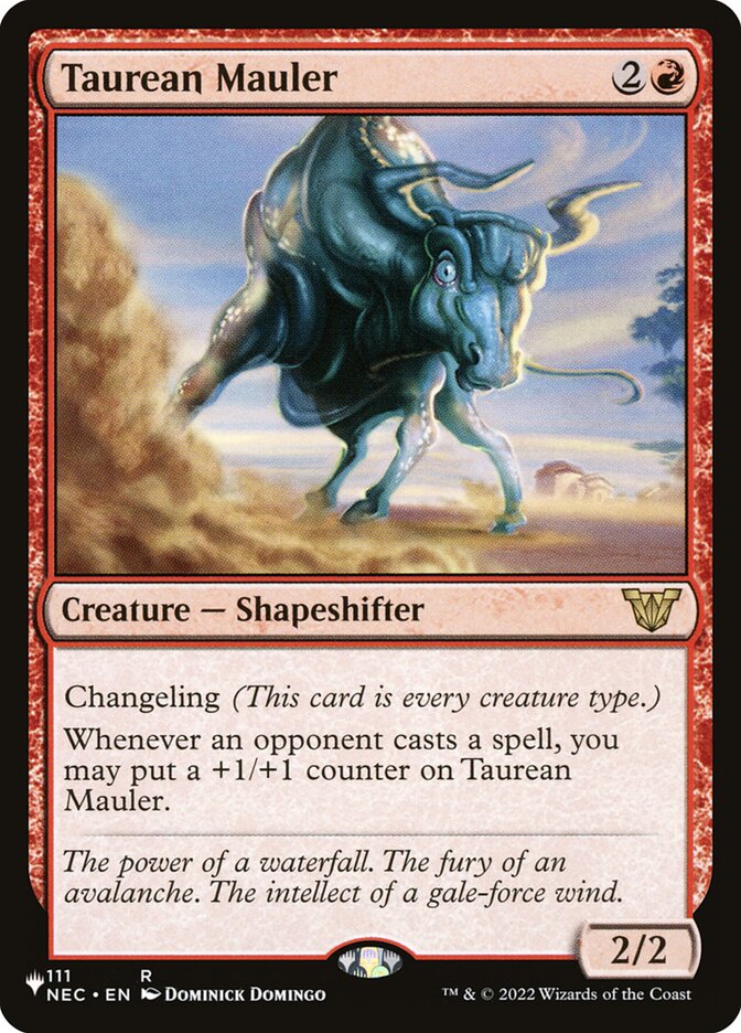 Taurean Mauler (The List #NEC-111)