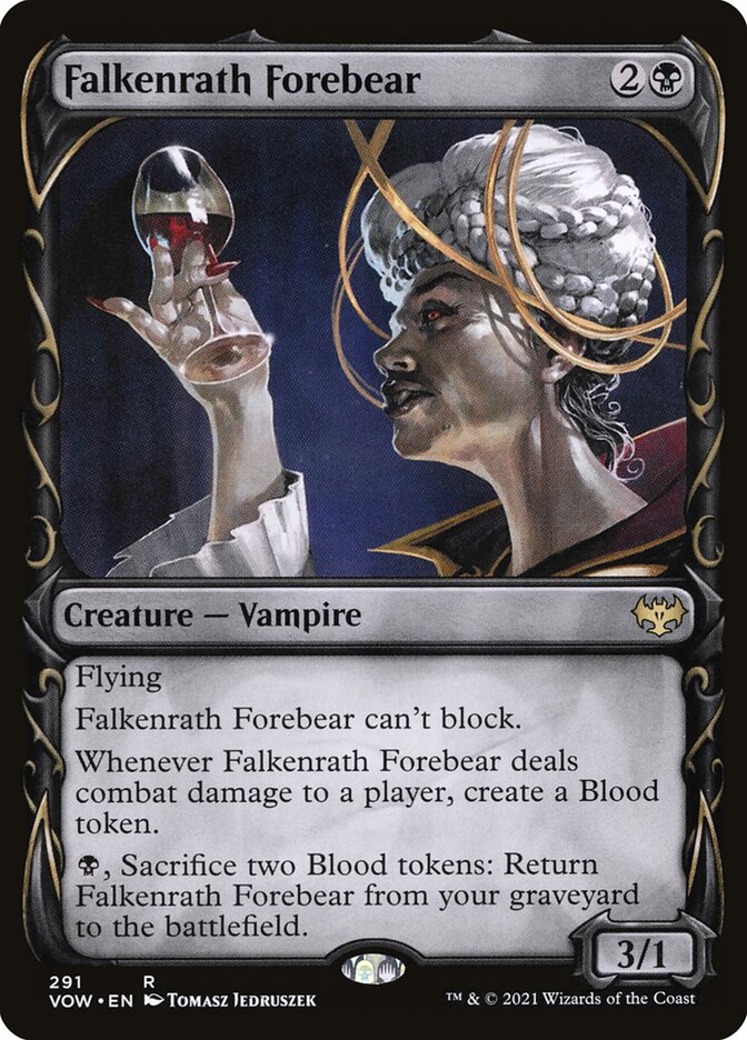 Falkenrath Forebear (Innistrad: Crimson Vow #291)