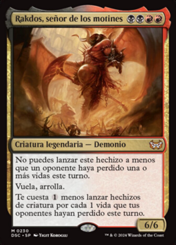 Rakdos, señor de los motines