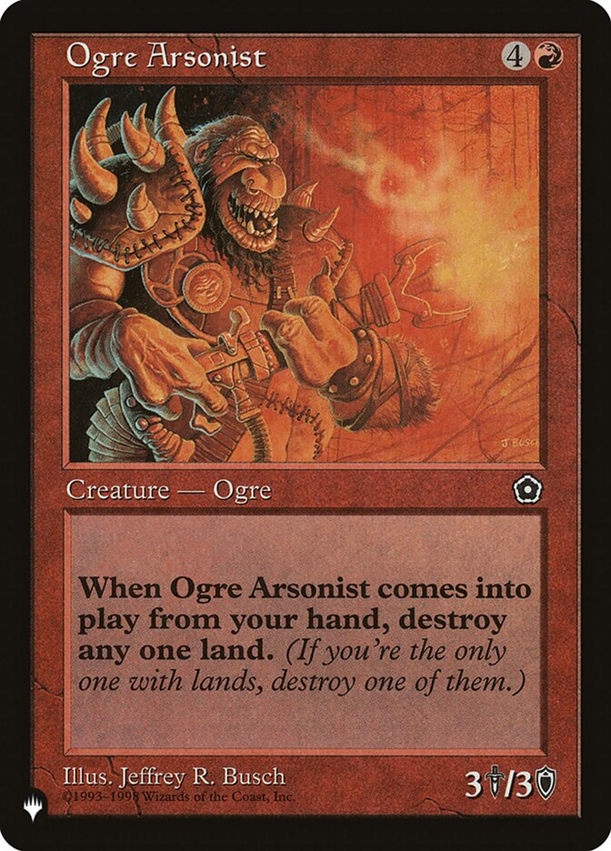 Ogre Arsonist (The List #P02-110)