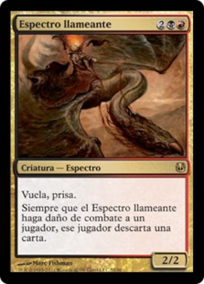 Espectro llameante