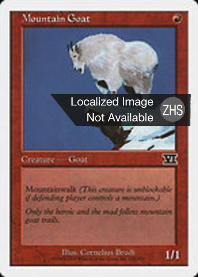 Mountain Goat (Classic Sixth Edition #195)