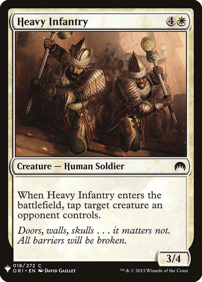 Heavy Infantry (The List #ORI-18)