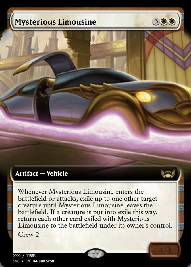 Mysterious Limousine (Magic Online Promos #99729)