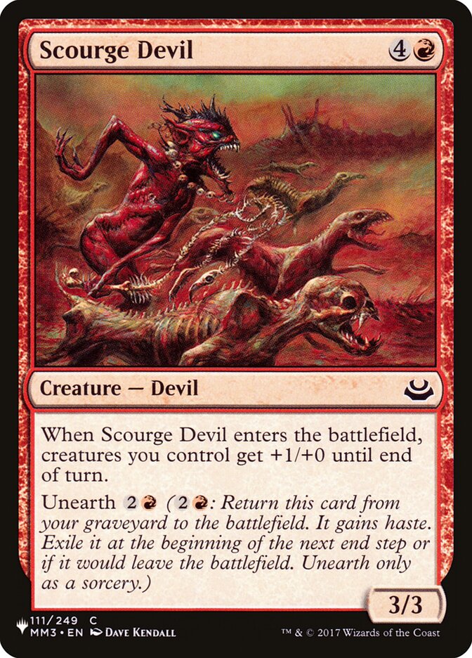 Scourge Devil (The List #MM3-111)