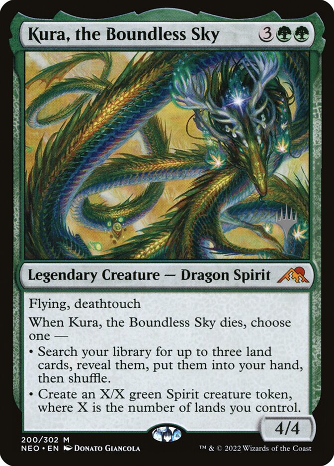 Kura, the Boundless Sky (Kamigawa: Neon Dynasty Promos #200p)