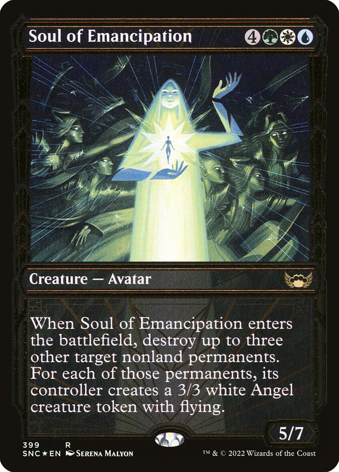 Soul of Emancipation art by Serena Malyon - auction live and prints  available! : r/magicTCG