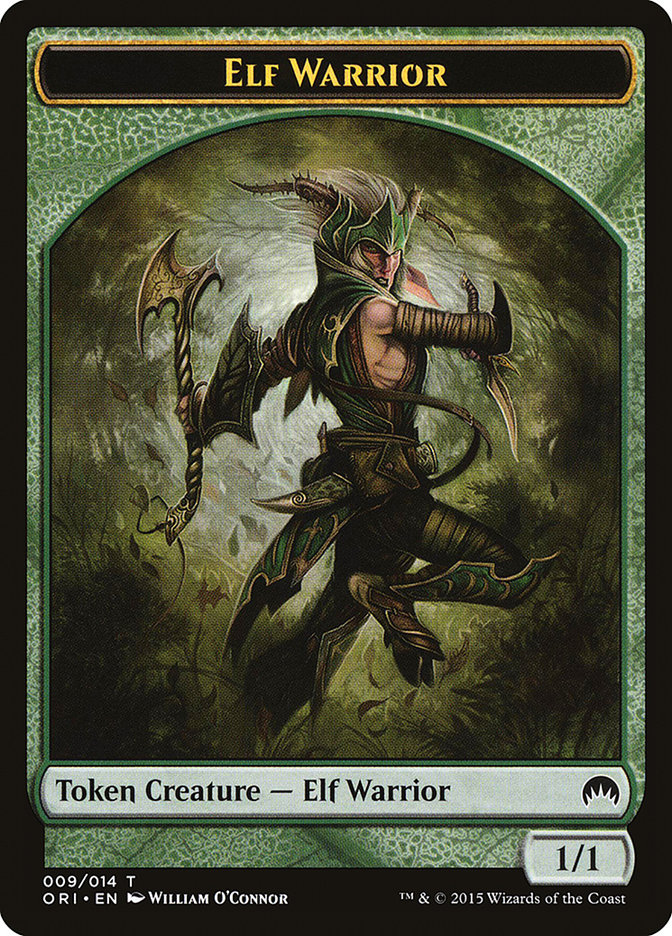 Elf Warrior (Magic Origins Tokens #9)